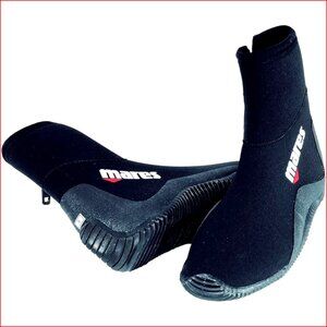 5mm Neoprene Scuba Diving Boots with Wide Toecap and Side Zip